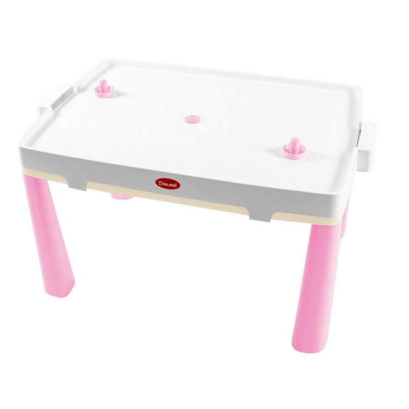 Детский стол с накладкой для игры в аэрохоккей 04580/12 розовый Винница - изображение 1
