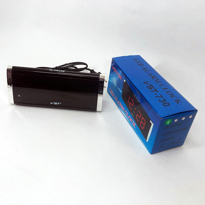 Настольные цифровые часы с подсветкой VST-730-4, Часы с светящимся дисплеем со светящимся табло RU-89 Львов - изображение 8