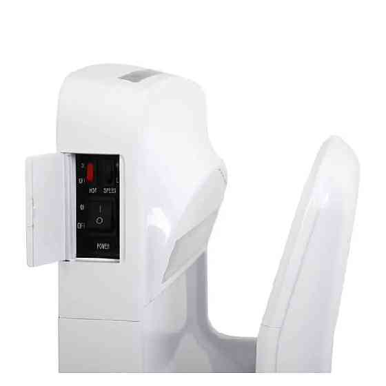 Сушарка для рук HOTEC 11.101 ABS White сенсорна, корпус пластик білий (220В ,1650-2050Вт) Київ