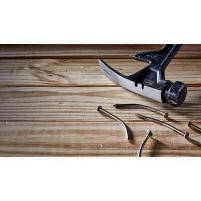 Молоток DeWALT DEM-CLAW демонтажный, цельнометаллический, 624 г, с прямым гвоздодером (DWHT51008-0) Винница