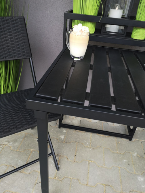 Комплект балконних меблів Jumi Kirbi New з тумбою для квітів Київ - фото 6