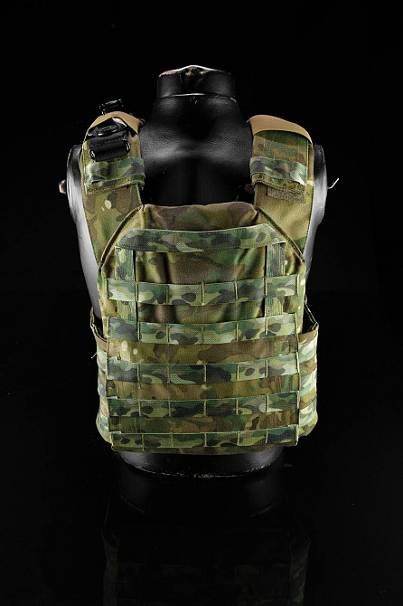 Тактическая плитоноска жилет с быстрым сбросом Cordura 1000D с IRR обработкой (без плит) Мультикам Киев - изображение 7