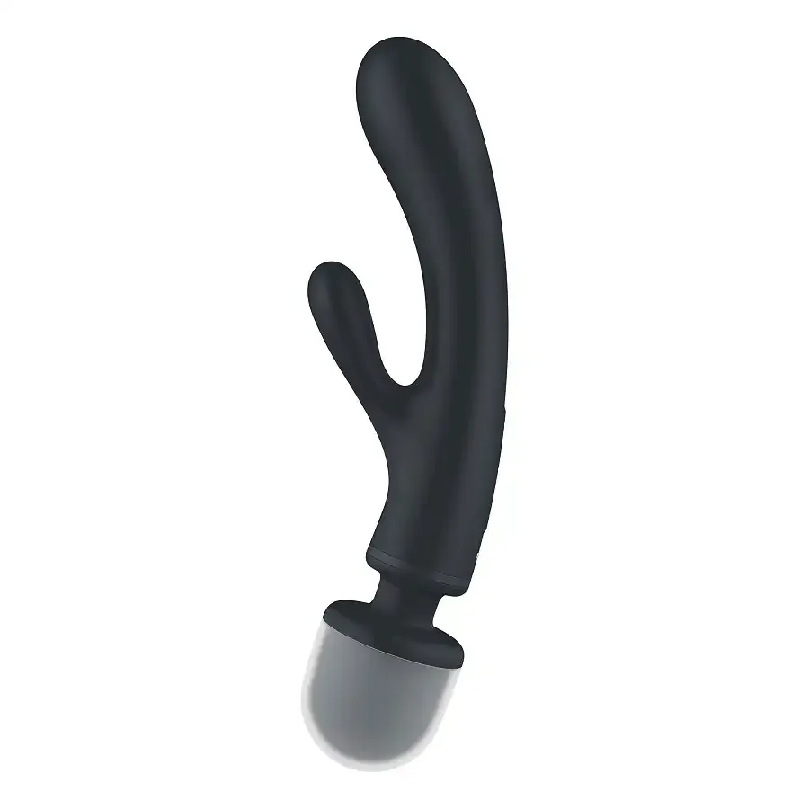 Вібратор Satisfyer Triple Lover (Grey) Львів - фото 2