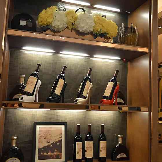 Креативна підставка для вина у вигляді туфлі RESTEQ — стильний винний тримач червоного кольору, 22×10×19 см Київ