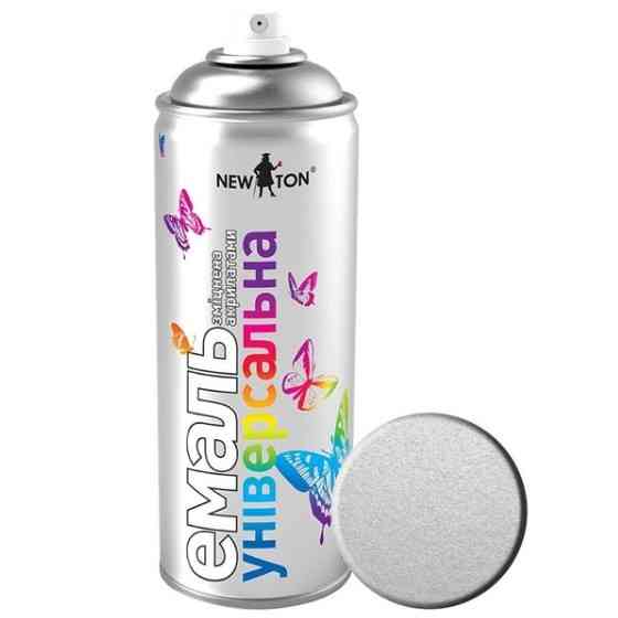 Емаль універсальна 150мл 9006 сріблястий аерозоль NEW TON Житомир