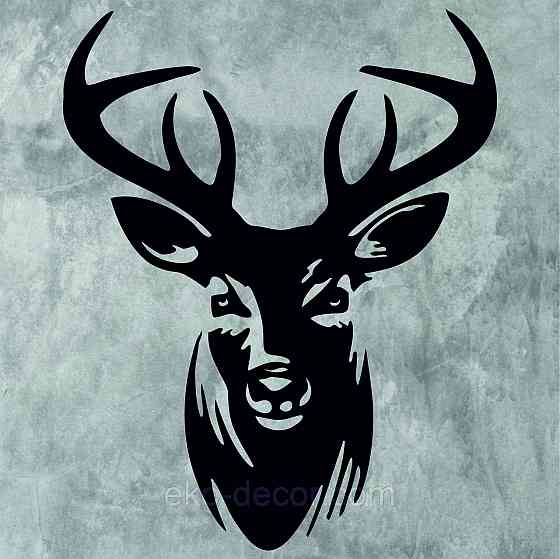 Декоративное настенное Панно «Олень», Декор на стену 90*71 см Киев