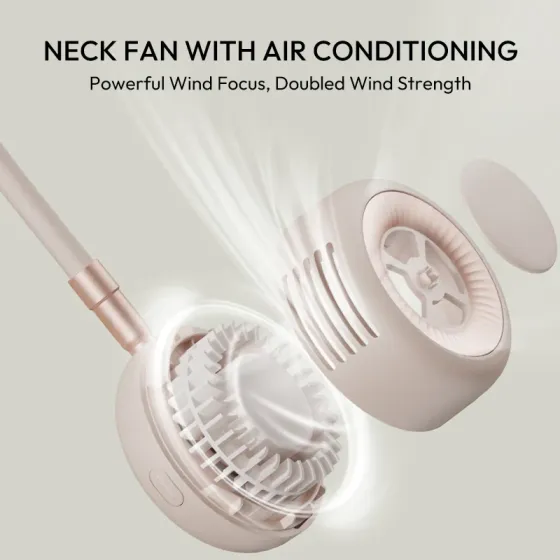 Вентилятор на шею Xiaomi Sothing Daisy Neck Hung Fan (DSHJ-S-2115) Зелный Киев