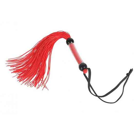 Кнут красный, ручка из шариков FLOGGER, 39 см Sex Aura Киев