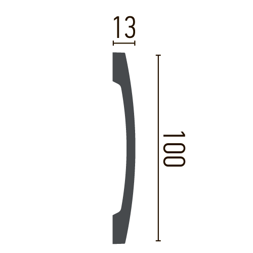 Молдинг полиуретановый гладкий Gaudi Decor CR 690 Днепр - изображение 2