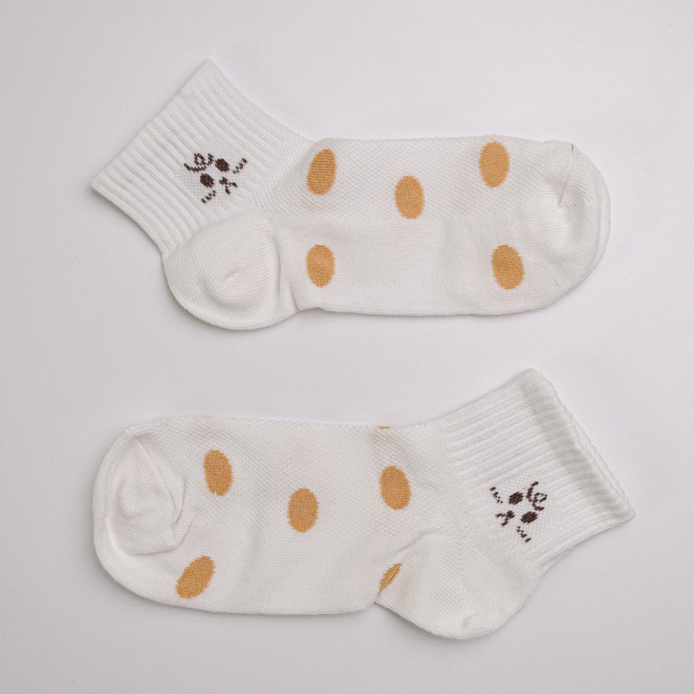 Набор носков женских хлопковых 10 пар Youstar 093 Низкие 37-41 Белый Сумы - изображение 6