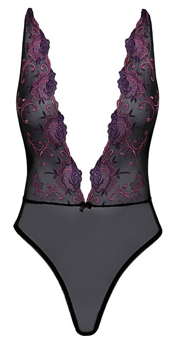 Боди с вырезом Body Embroidery S/M Sex Aura Киев - изображение 4