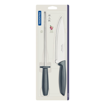 Набор ножей Tramontina Plenus Grey 2 предмети (23498/611) Винница - изображение 3
