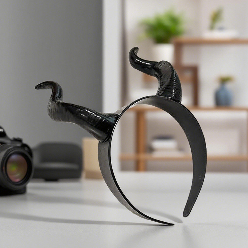 Обруч на Хэллоуин Рога one size черный Киев - изображение 9