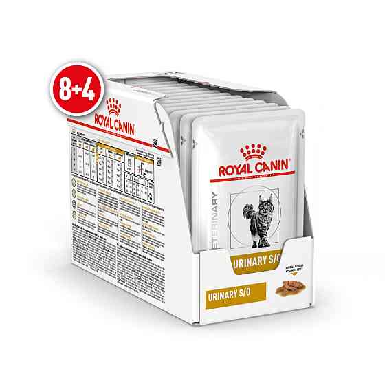 Вологий корм для дорослих котів ROYAL CANIN URINARY S/O CAT 0.085 кг 8+4 Киев