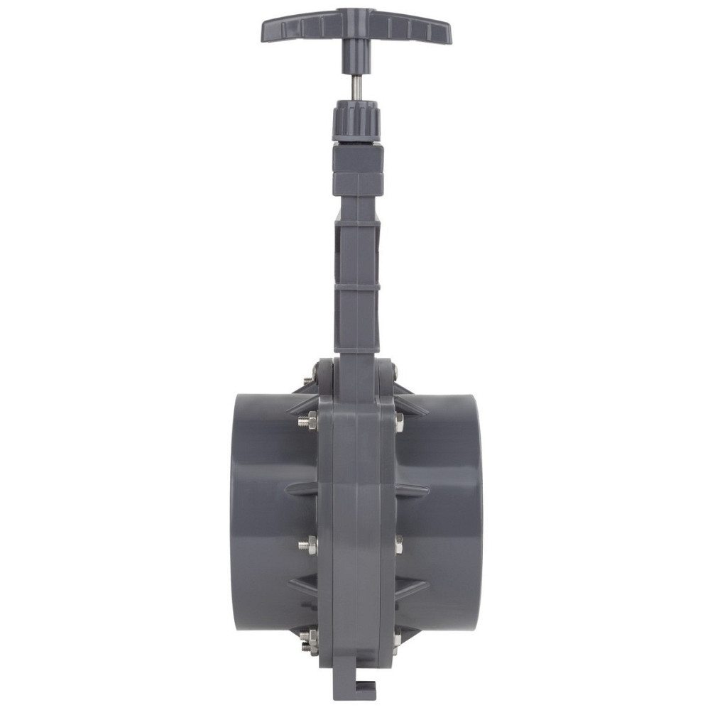 Шиберна засувка ПВХ Era d110 мм під клей Київ - фото 2