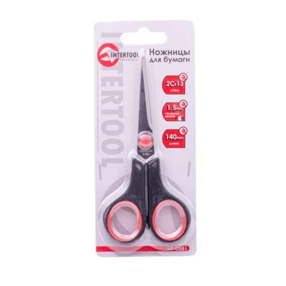 Ножиці для паперу 140мм Мукачево - фото 1