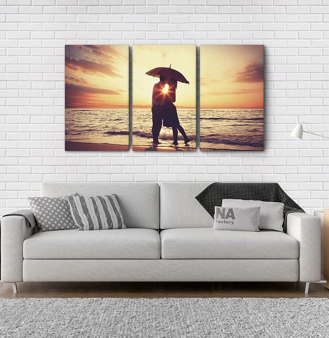 Модульна картина Пара на заході Аrt-199_3А Київ - фото 2