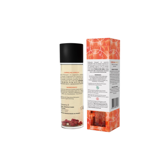 Массажное масло EXSENS Carnelian Apricot (бодрящее с сердоликом) 100мл, натуральное Sex Aura Киев