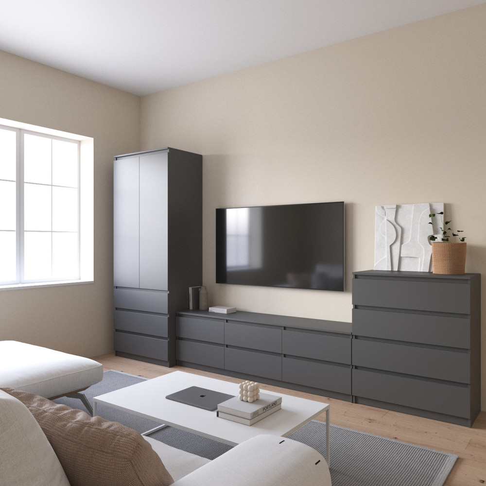 Комплект мебели в гостиную VAYS, шкаф R-9 тумба R-12 комод R-4 Львов - изображение 3