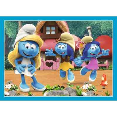 Пазл Trefl The Smurfs Село Смурфів 4 in 1 (35, 48, 54, 70) елемента (5900511346565) Вінниця