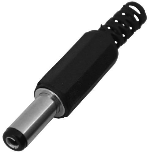 Штекер питания , 5,5\2,1мм, длина-14мм, корпус пластик Полтава - изображение 1