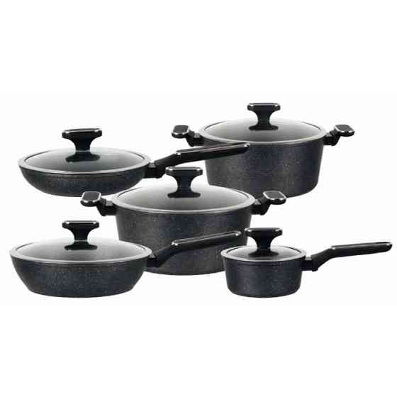 Набір каструль вищої якості, Якісний набір каструль для приготування з кришками GB-30 Івано-Франківськ