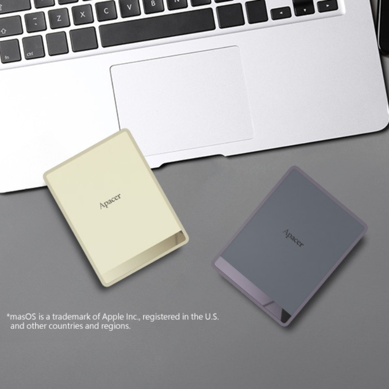 Портативный SSD Apacer AS724 1TB USB 3.2 Gen.2 Type-C Read / Write 500MB / s Cream Одеса - фото 7