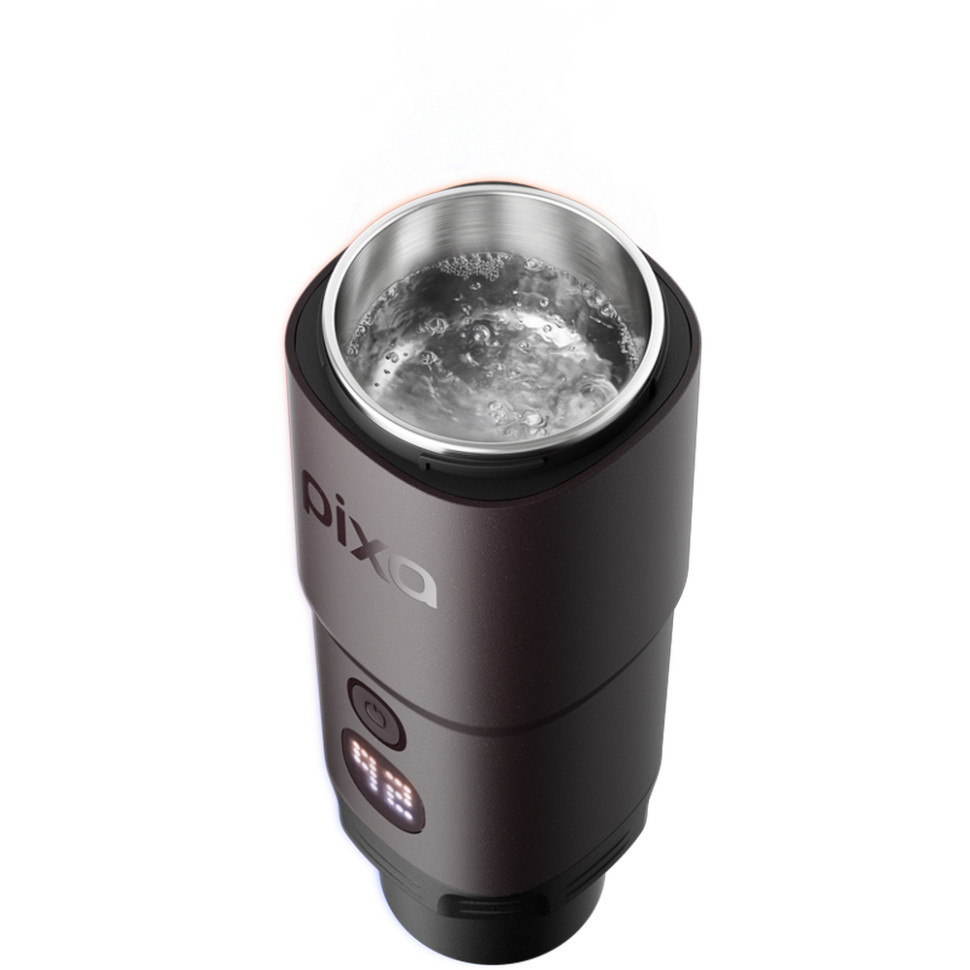 Портативна електрична еспресо-кавоварка Wacaco Pixapresso для меленої кави та капсул, темний бурґунд Киев - изображение 15