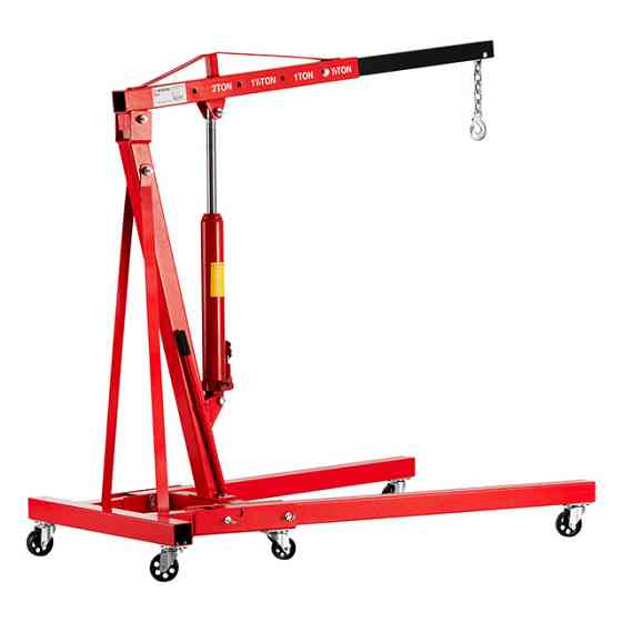 Кран съемник двигателя гидравлический подкатной 2 т (комплект из двух частей) INTERTOOL GT0808 Киев