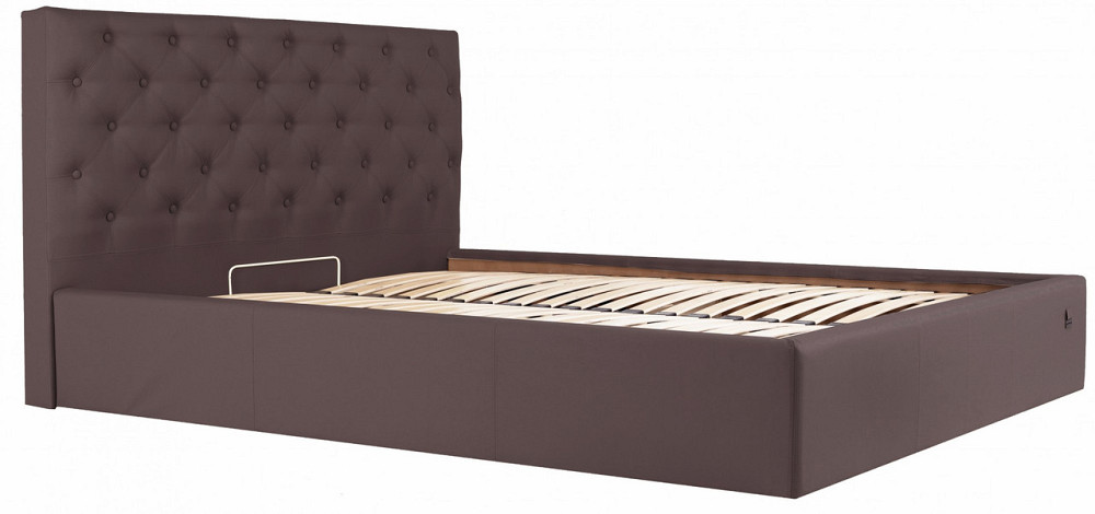 Кровать Двуспальная Coventry VIP 160 х 190 см Fly 2231 С дополнительной металлической цельносварной рамой Темно-коричневый Днепр - изображение 16