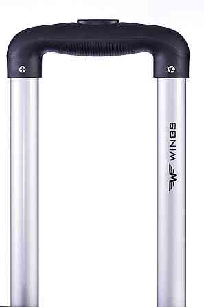 Валіза тканинна WINGS 1701 середня 64 см 2 колеса сіра Київ