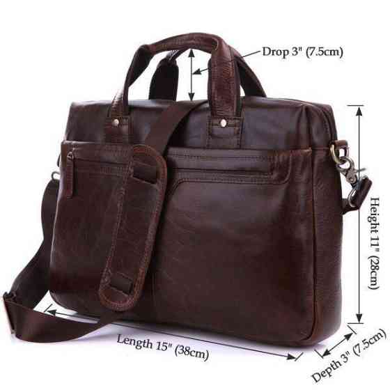 Сумка мужская Vintage 14114 Коричневая Киев