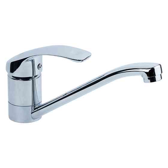 TAU Смеситель s40 Ø40 для кухни гусак прямой 250мм на гайке TAU SL-1B243C (9840110) Киев