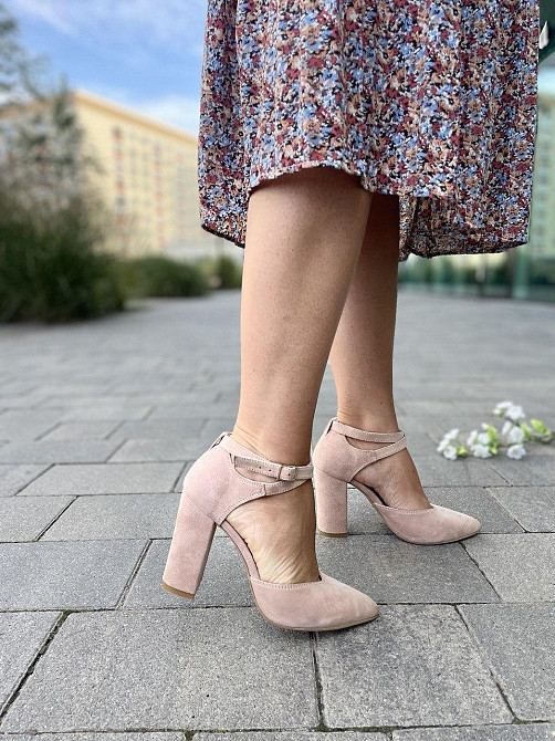 SANTINI Босоніжки жіночі SANTINI 953589-22 пудра (літо, замша натуральна) (3844) Коломыя - изображение 4