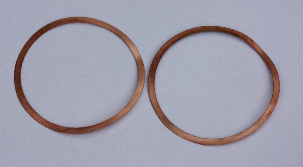 Прокладка головки цилиндра мотоцикл Днепр , Мт (пара) (медь) фирменные Мукачево - изображение 1