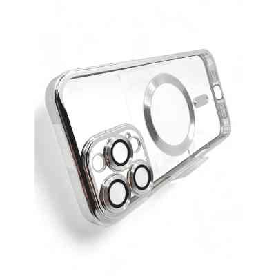 Чохол до мобільного телефона BeCover TPU Chrome Case (MagSafe) для Apple iPhone 16 Pro Max Silver (712088) Вінниця