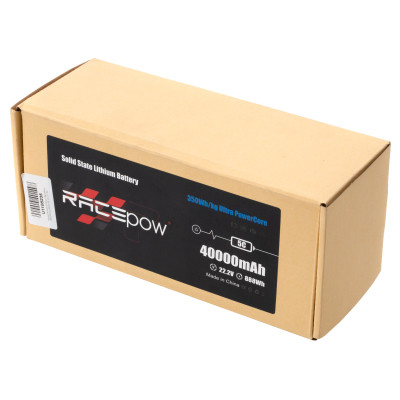 Аккумулятор для дрона RacePow 350Wh/kg 40Ah 6S 22.2V 5C XT90S (350WHKG-40Ah-6S-5C) Винница - изображение 6