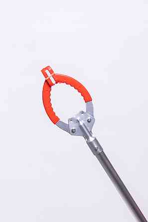 Затискач для сміття з довгою ручкою, гумова крайка, професійний інвентар HP-35015-39 Київ