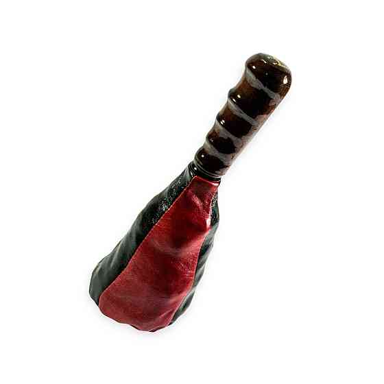 Пыльник 2108 салона кожзам красный , набалдашник дерево КПП Мукачево