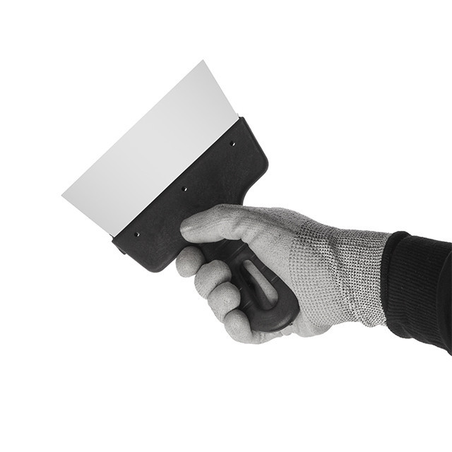 Шпатель из нержавеющей стали, 150 мм INTERTOOL KT-2150 Киев - изображение 3