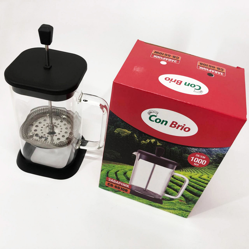 Домашній френч-прес, Чайники для заварки, Заварник для чаю з пресом Френч-прес кави до кавоварки VH-85 Львів - фото 6