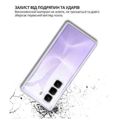 Чехол для мобильного телефона BeCover Silicone Infinix Hot 60 Pro Plus (X6886) Transparent (714672) Винница