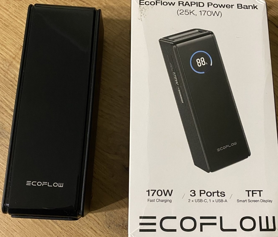 Павербанк EcoFlow RAPID Power Bank 25000mAh черный Киев - изображение 5