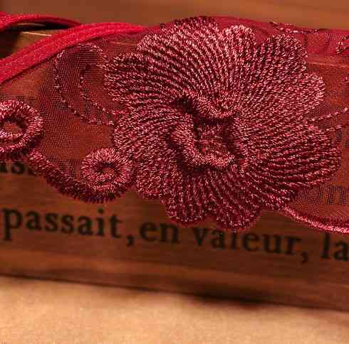 Стрінги з розрізом жіночі універсальний бордовий Київ