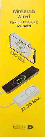 Baseus magnetic power bank 10000 Airpow II Qi2 Киев