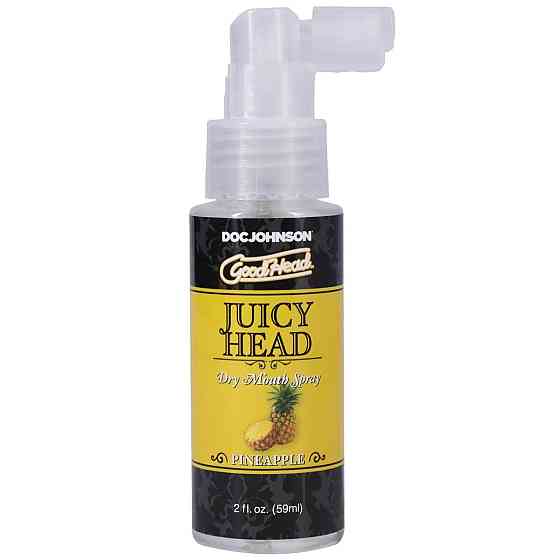 Зволожувальний спрей оральний Doc Johnson GoodHead – Juicy Head Dry Mouth Spray – Pineapple 59мл Sex Aura Київ