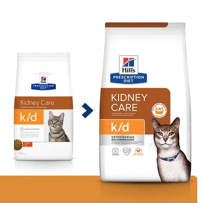 Hills Prescription Diet Feline k/d Chicken (Хиллс ПД Филайн к/д Курица) для котов для почек и сердца 8 кг. Запорожье - изображение 1