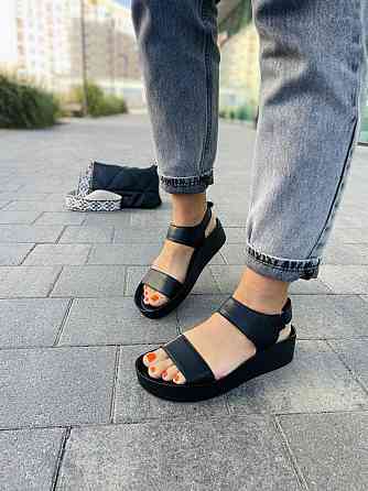 ARLEN Босоніжки жіночі ARLEN Бос-02 чорні (літо, шкіра натуральна) (3746) Коломыя