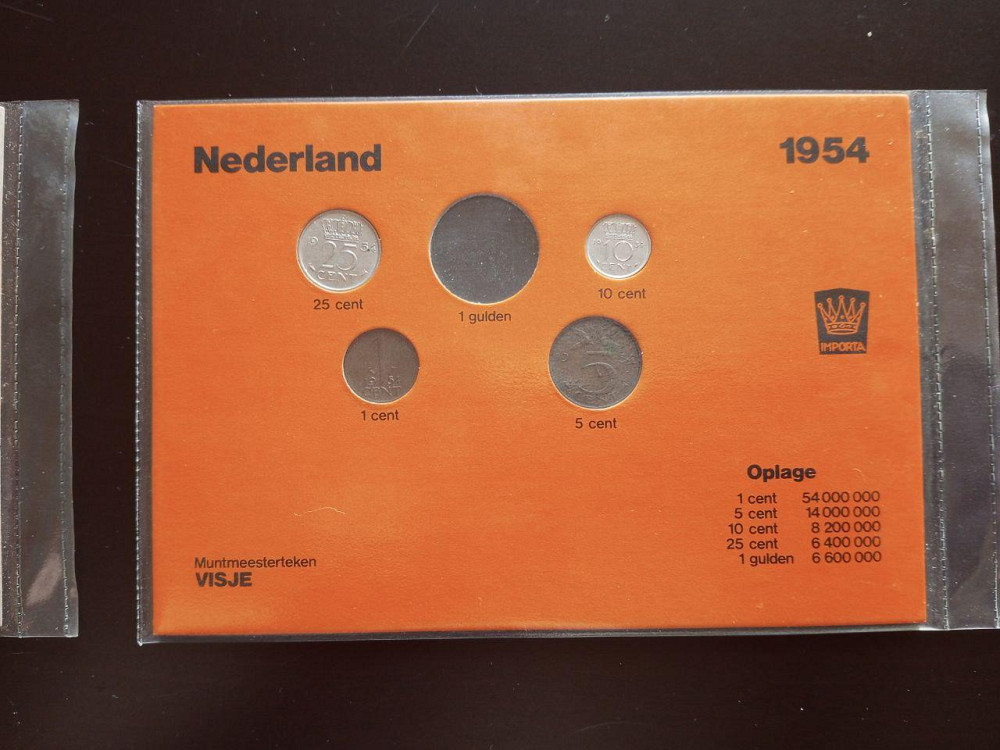 Мінтсет Нідерландів, 1954 рік (1.1) Не повний Полтава - фото 1