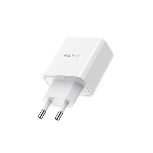 Зарядний пристрій мережевий Type-C 20W білий Havit HV-UC110 Житомир - фото 1